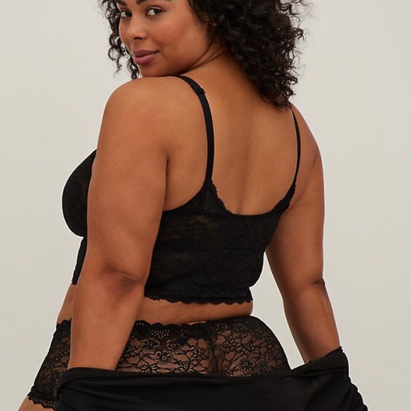 NWT black lace bralette - Picture 3 of 12